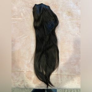 Bellami, faux wrap ponytail 20”.  Dark brown